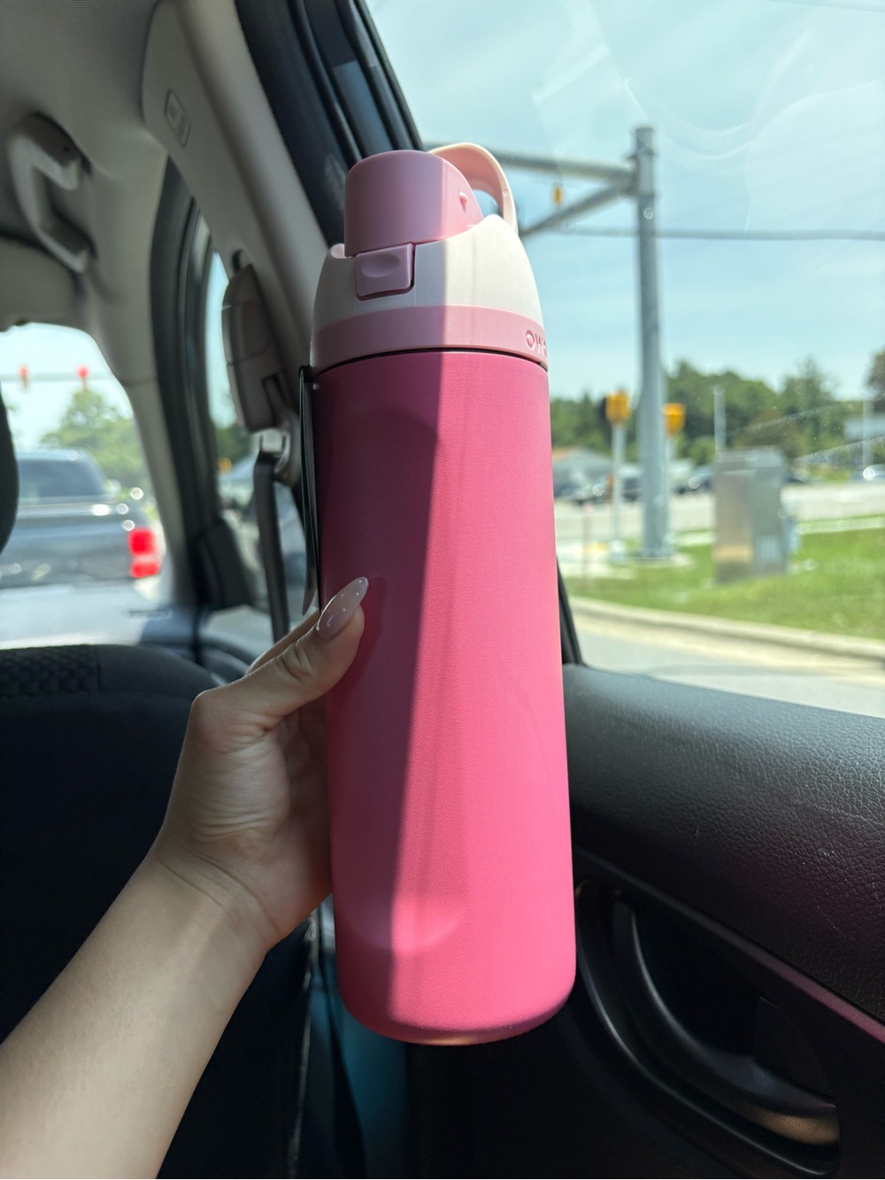 Starbucks Pink Owala FreeSip Stainless Tumbler - Picture 2 of 3